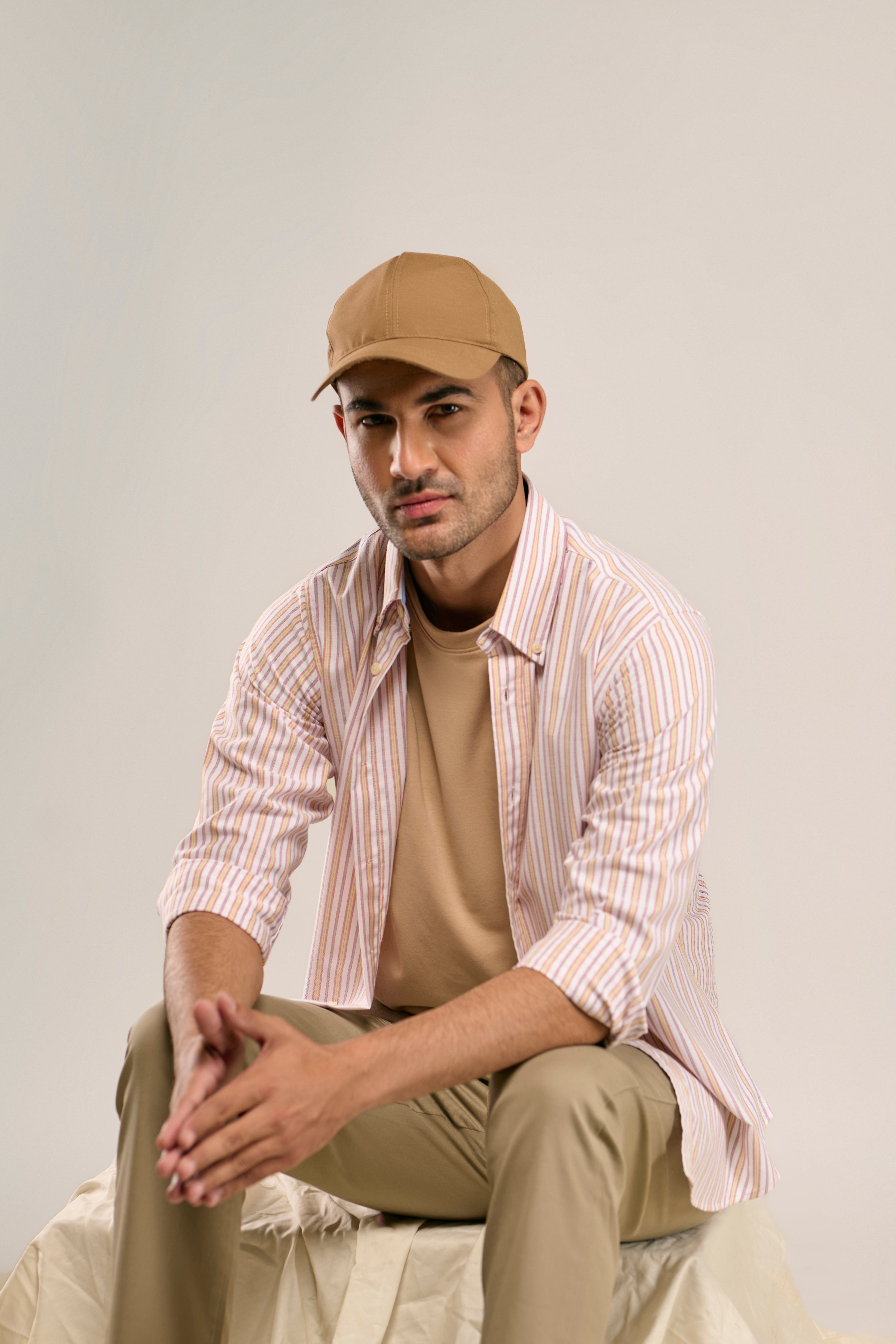Striped Y/D Poplin Shirt