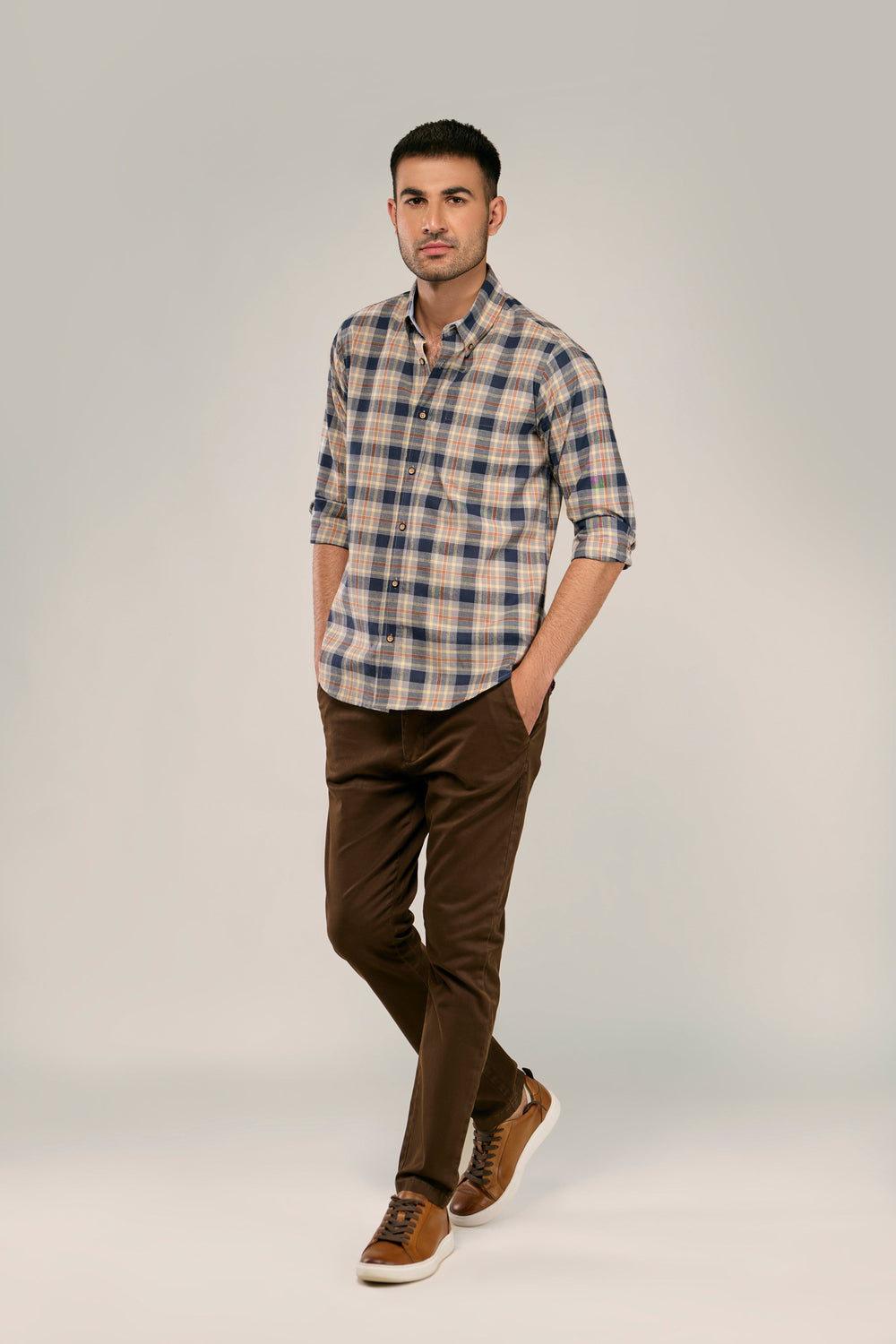 Yarn Dyed Cotton Shirt