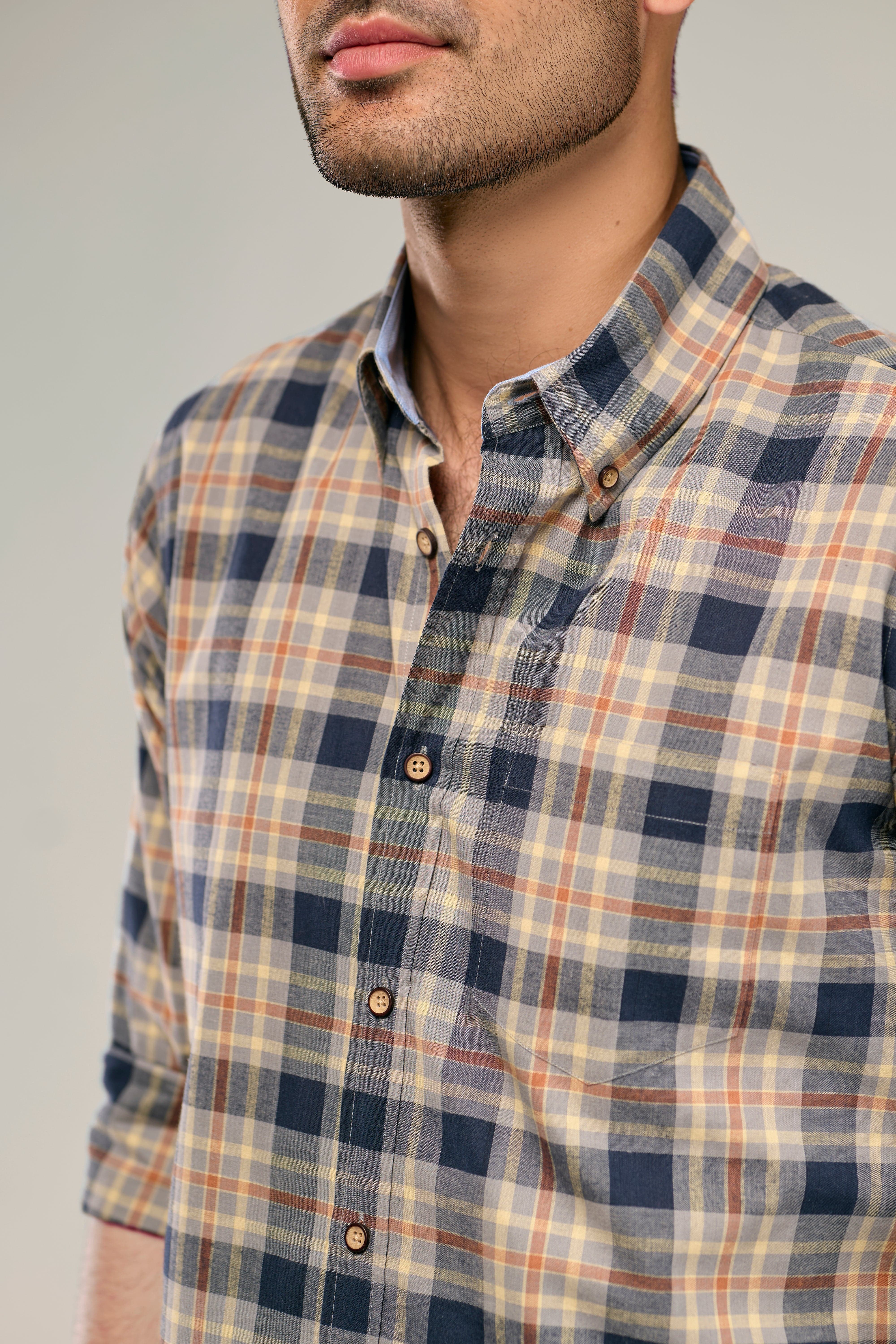 Yarn Dyed Cotton Shirt