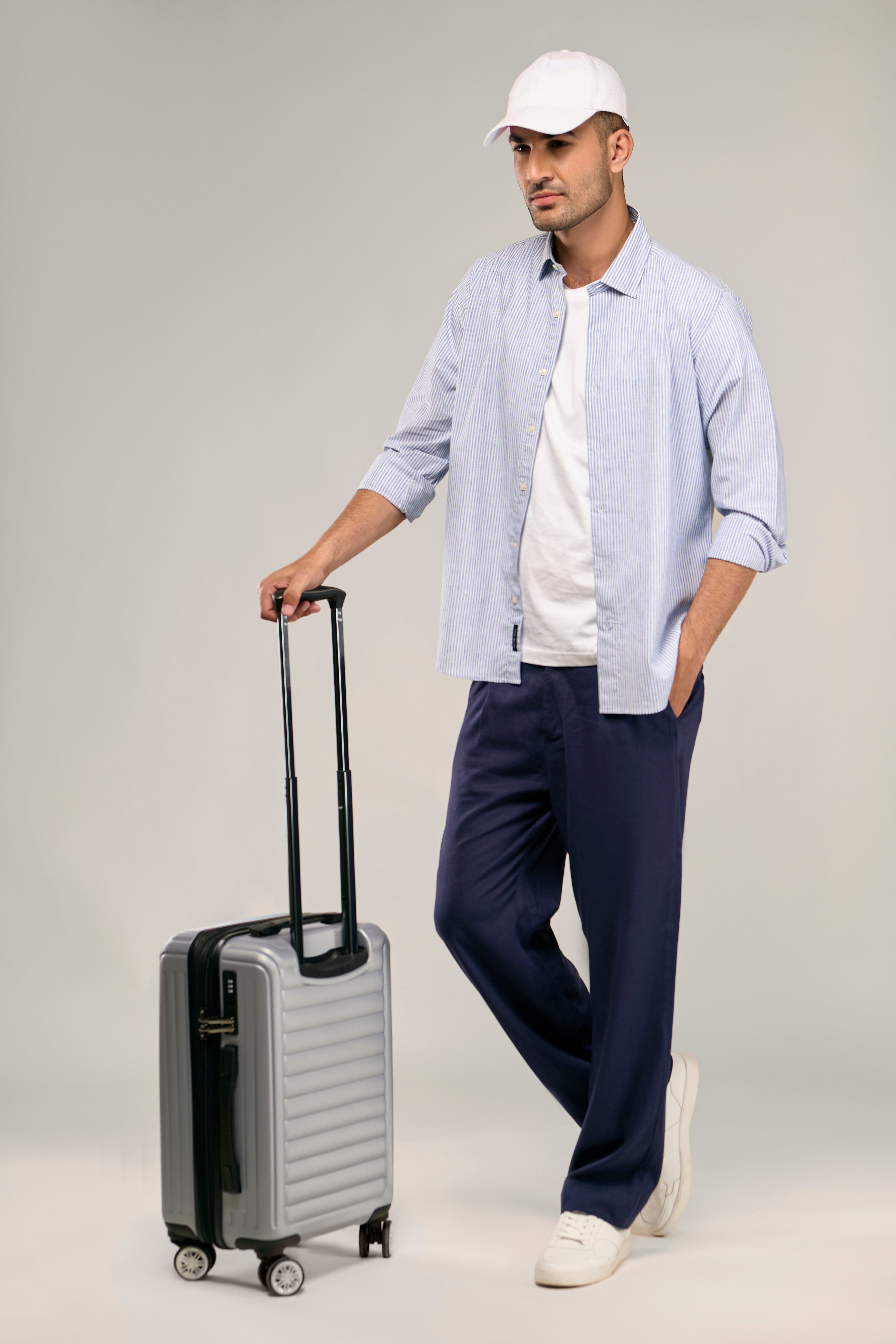 Cotton/Linen Yarn Dyed Shirt