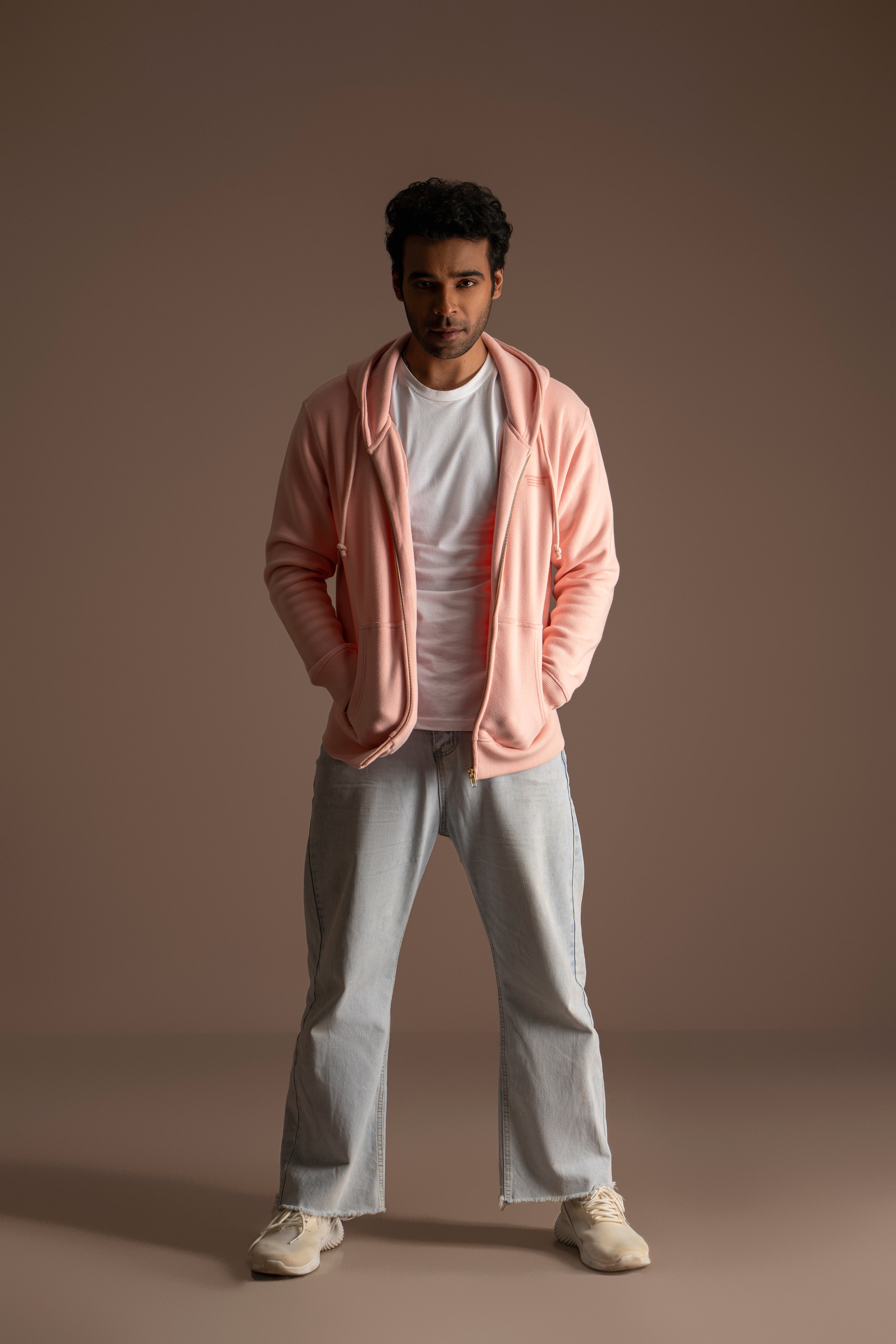Heavy Zip Front Hoodie