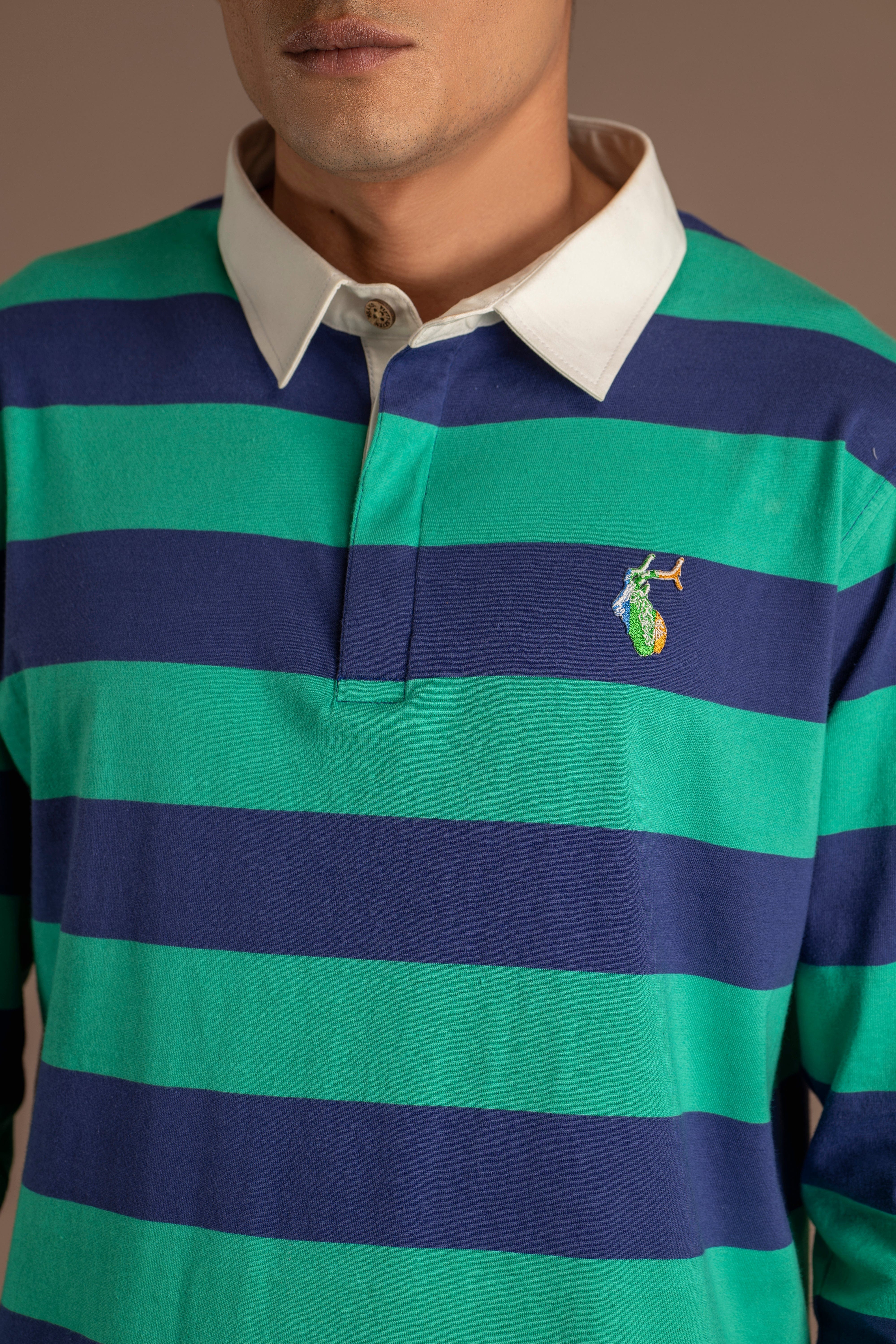 Yarn Dyed Stripe Cotton Rugby