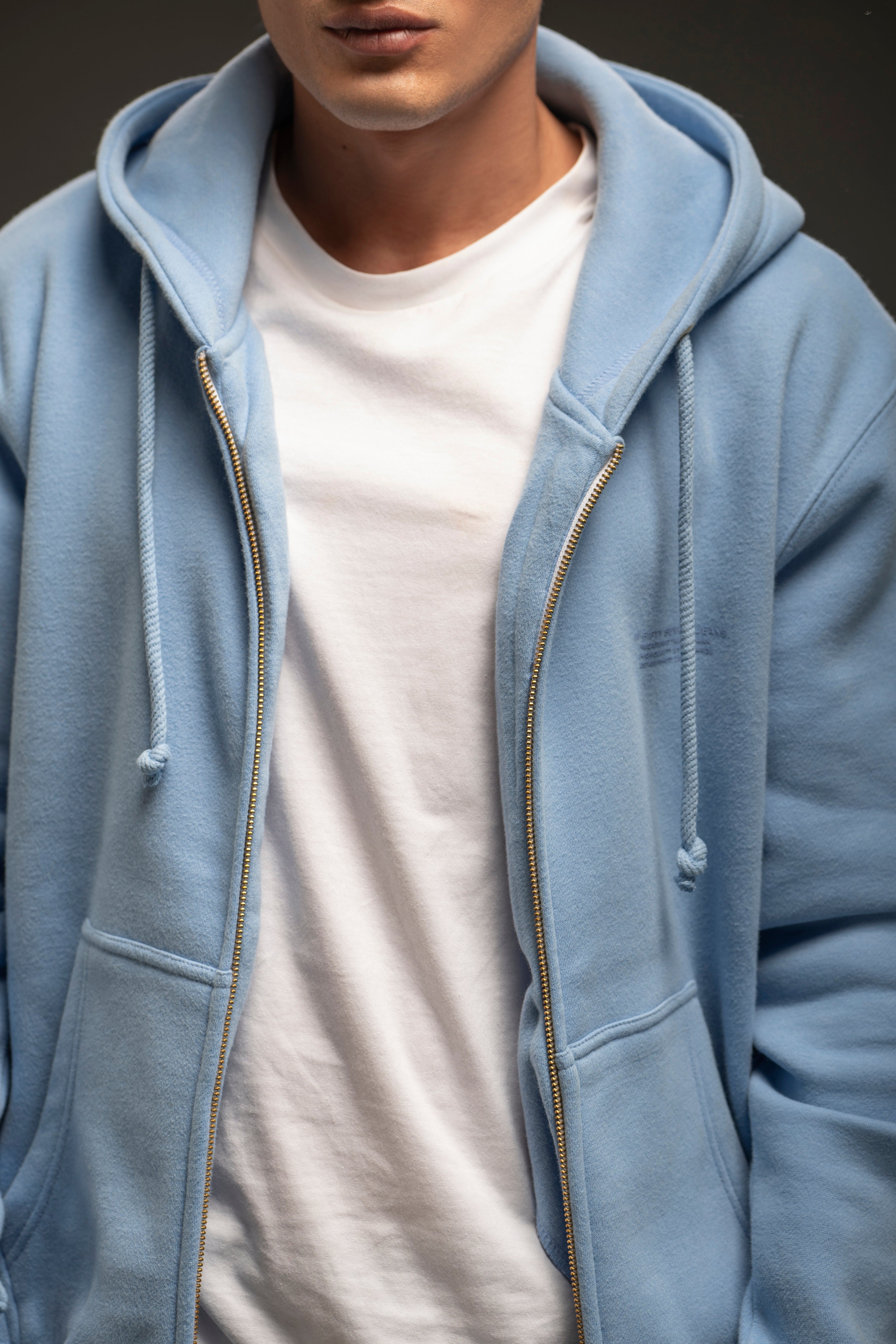 Heavy Zip Front Hoodie