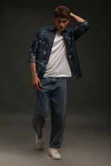 Tie/Dye Denim Shirt