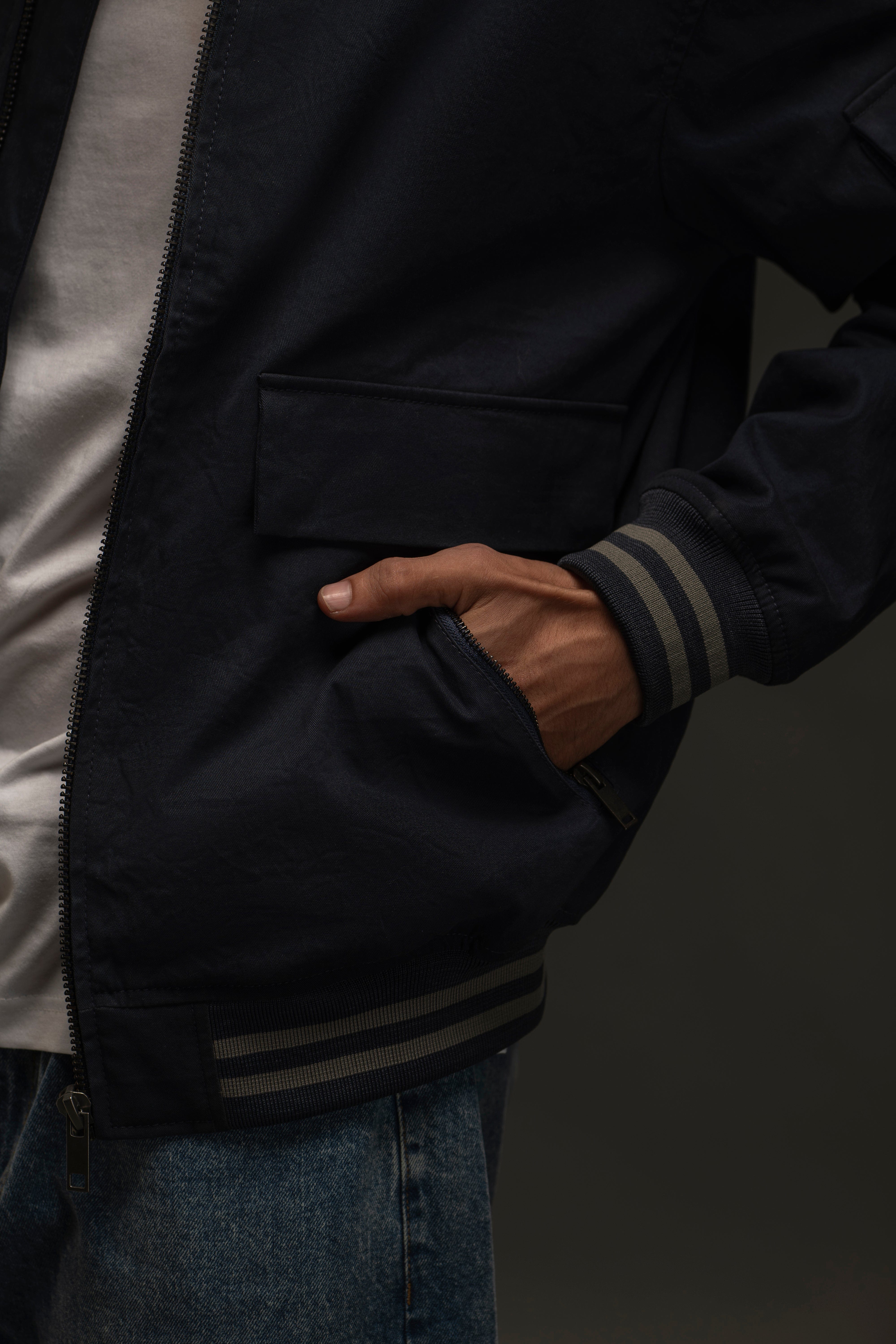 100% Cotton Twill Bomber Jacket