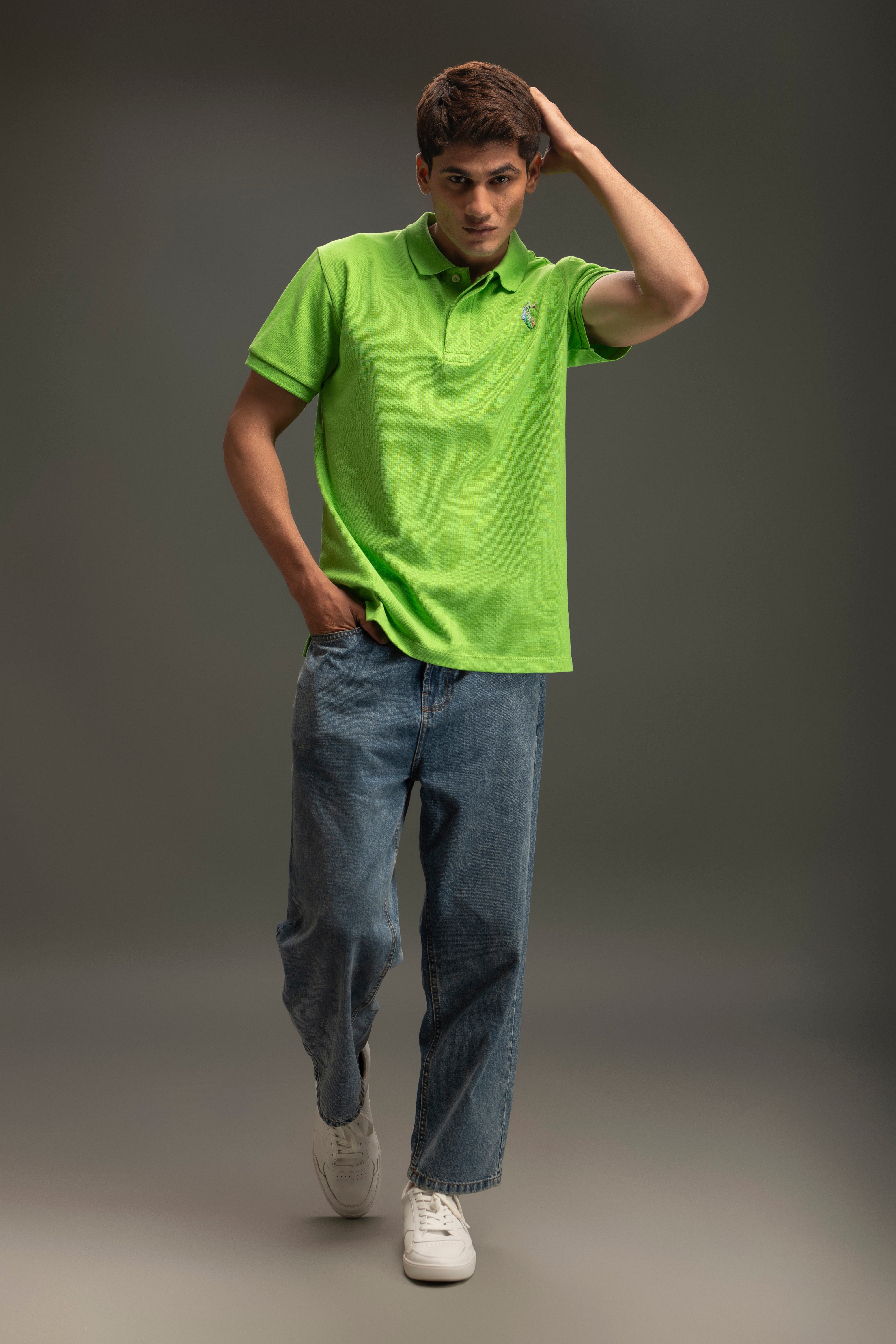 Cotton Stretch Pique Polo