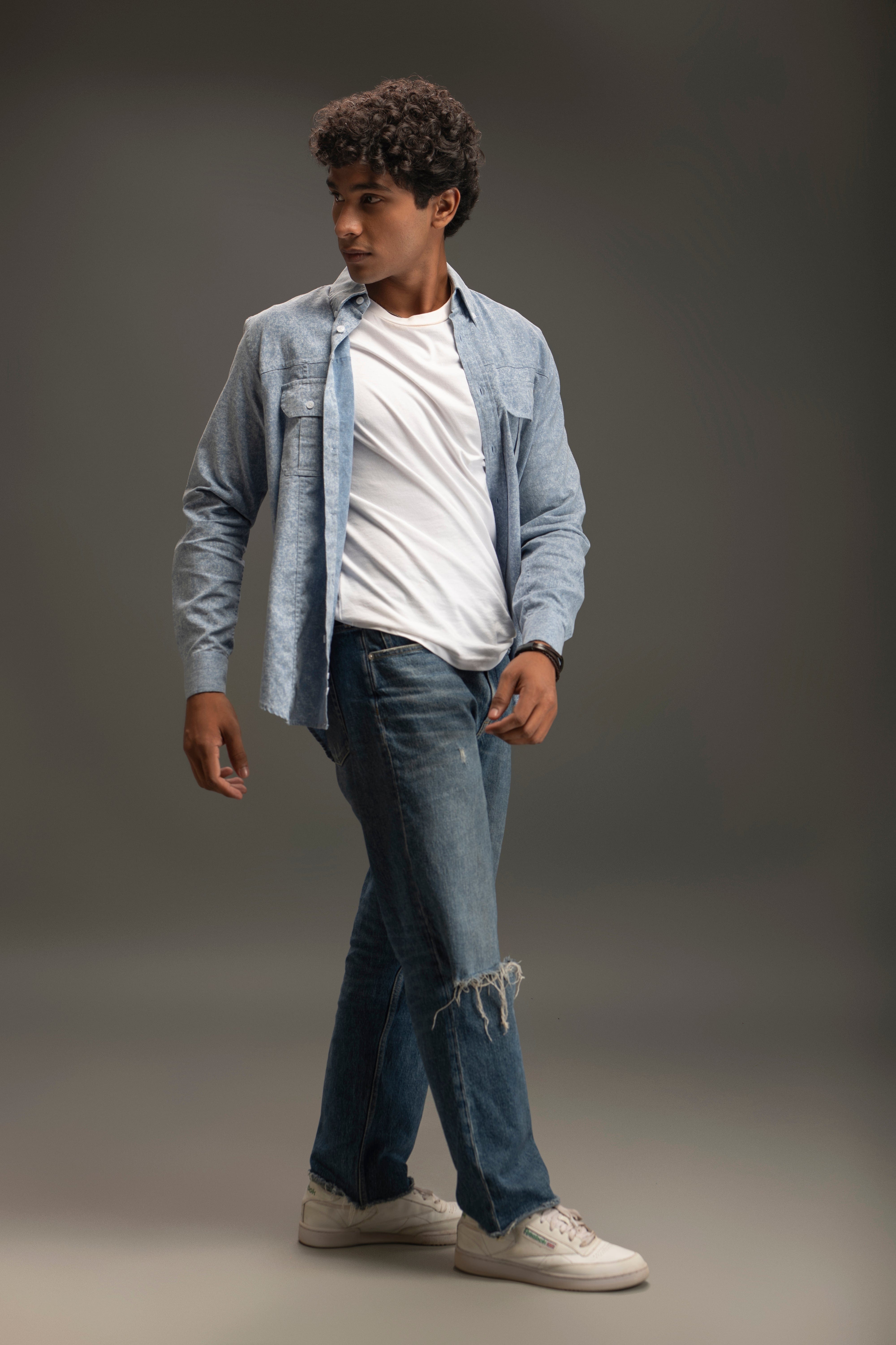 Cargo Pocket Button Down Shirt