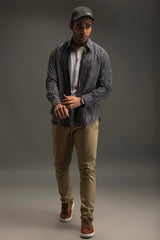 Irregular Stripe Printed Shirt