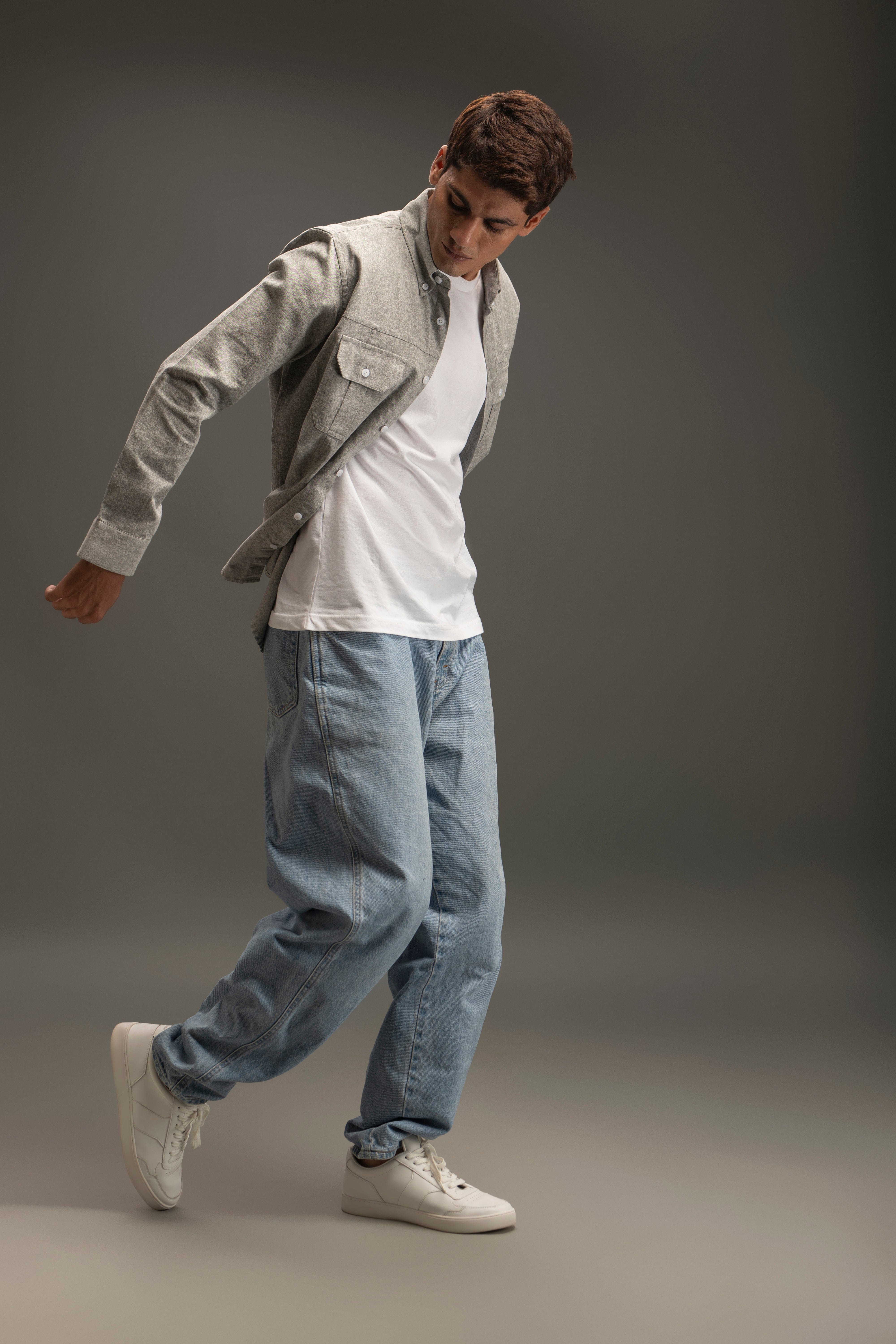 Cargo Pocket Button Down Shirt