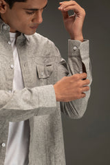 Cargo Pocket Button Down Shirt