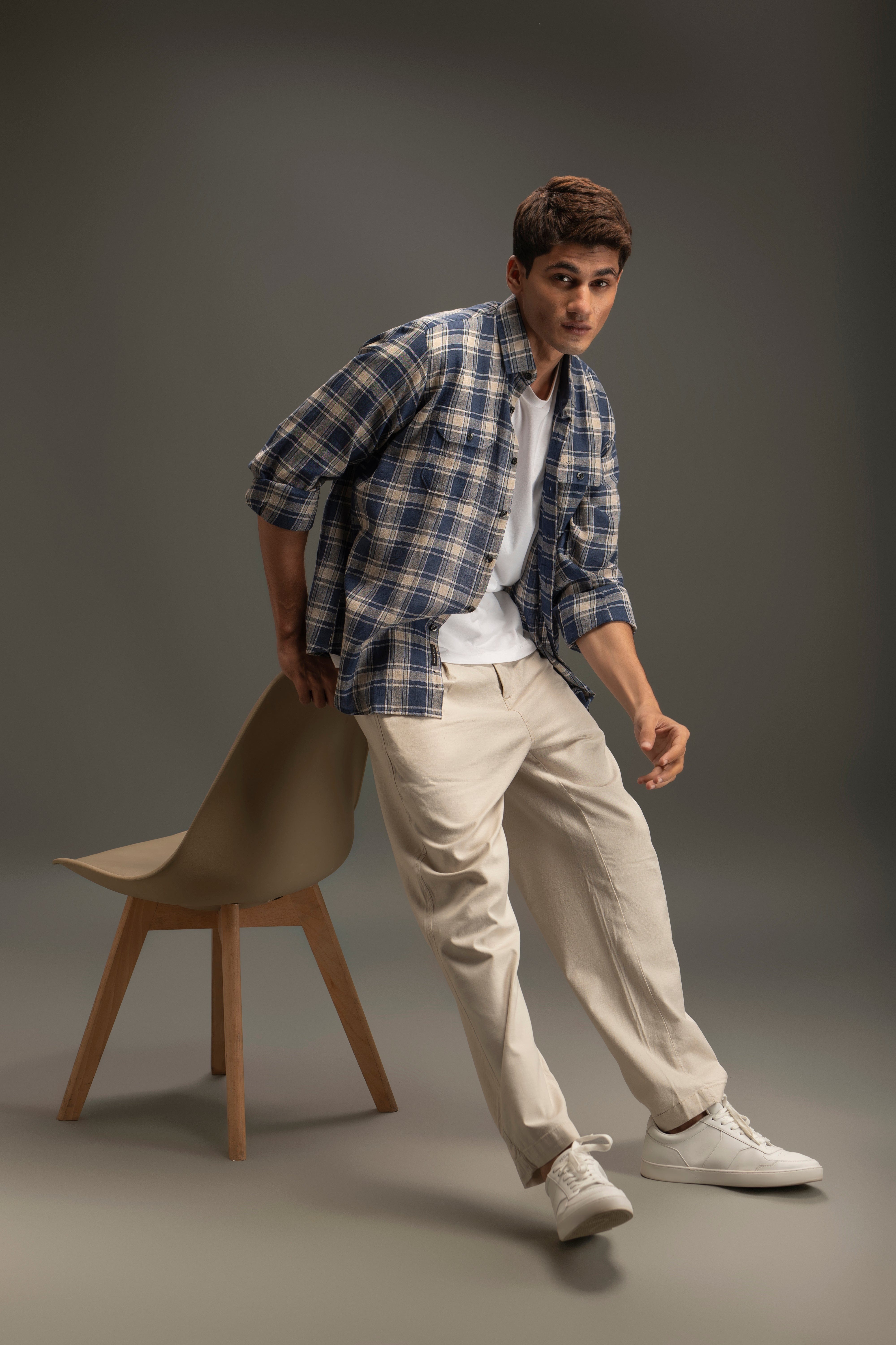 Cotton Yarn Dye Shirt