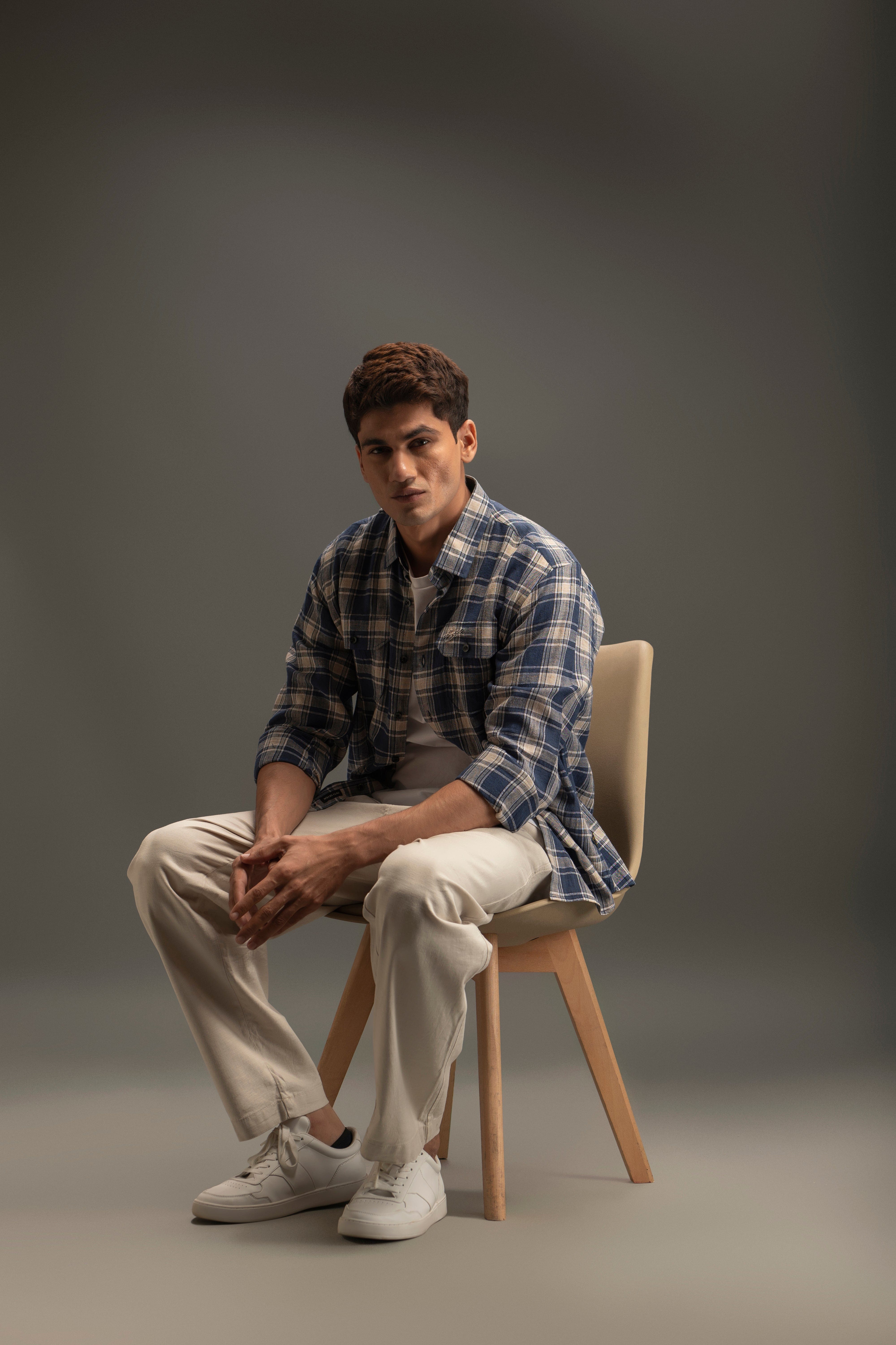 Cotton Yarn Dye Shirt