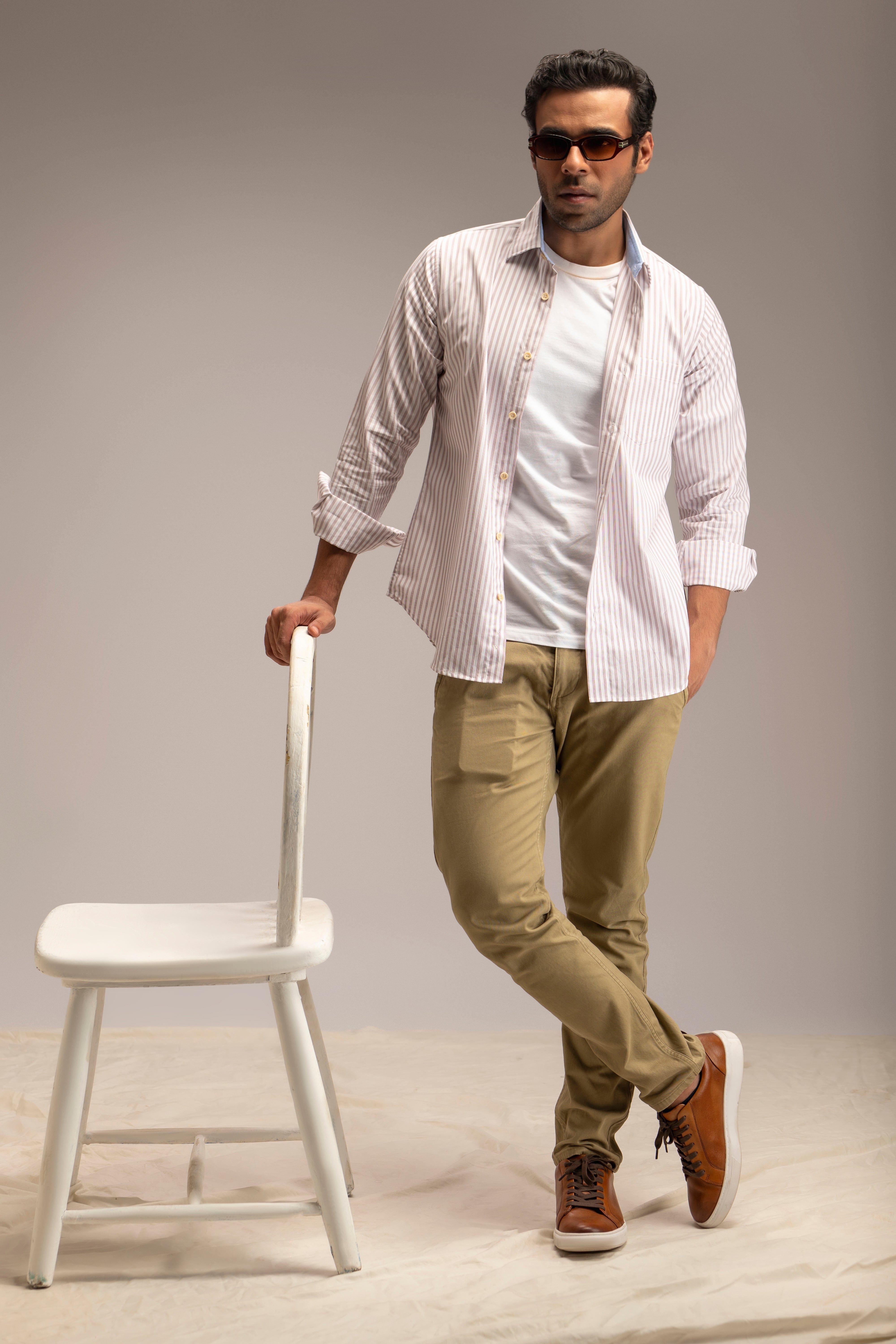 Yarn Dyed Cotton Shirt