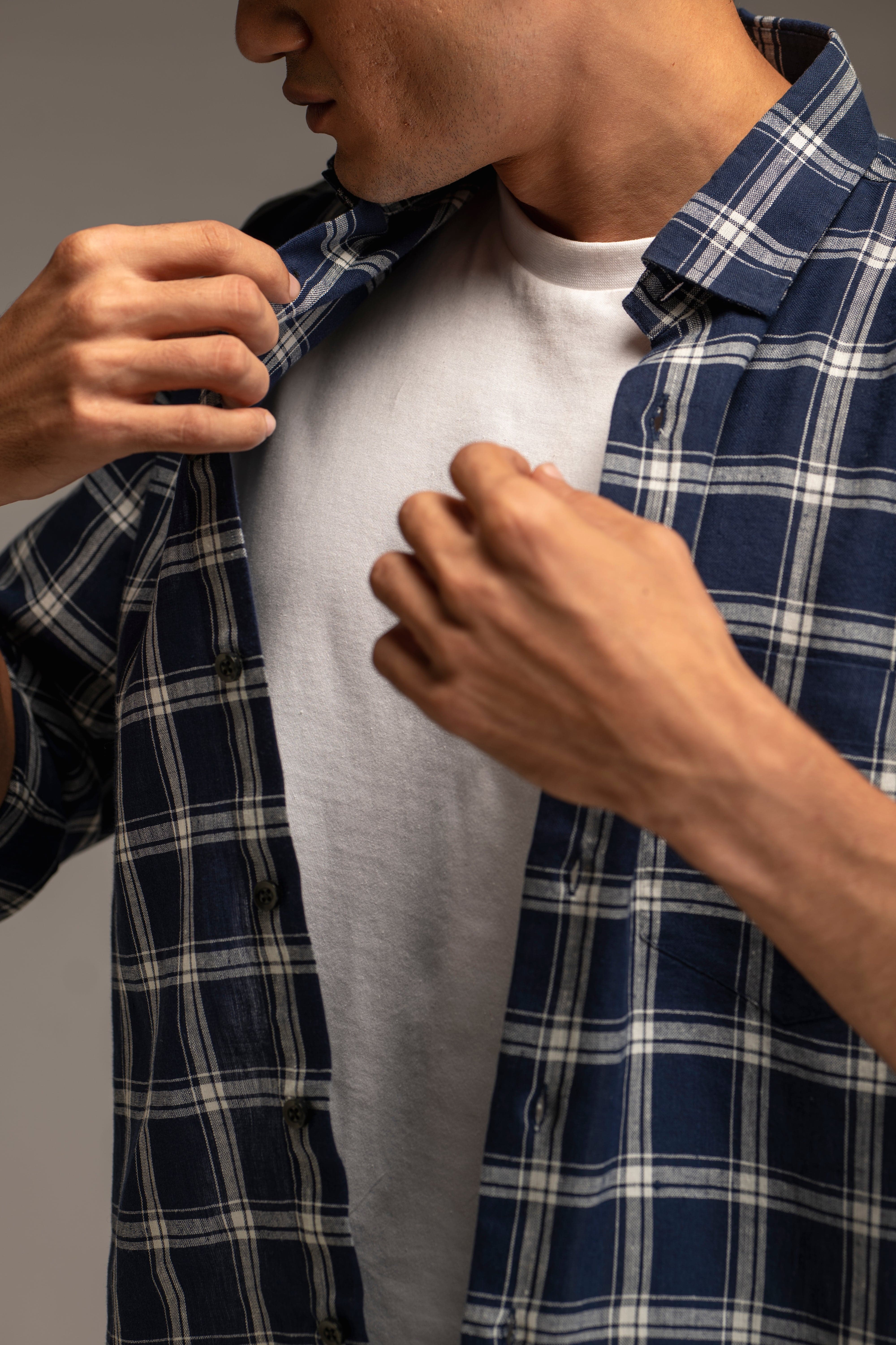Cotton Yarn Dyed Shirt