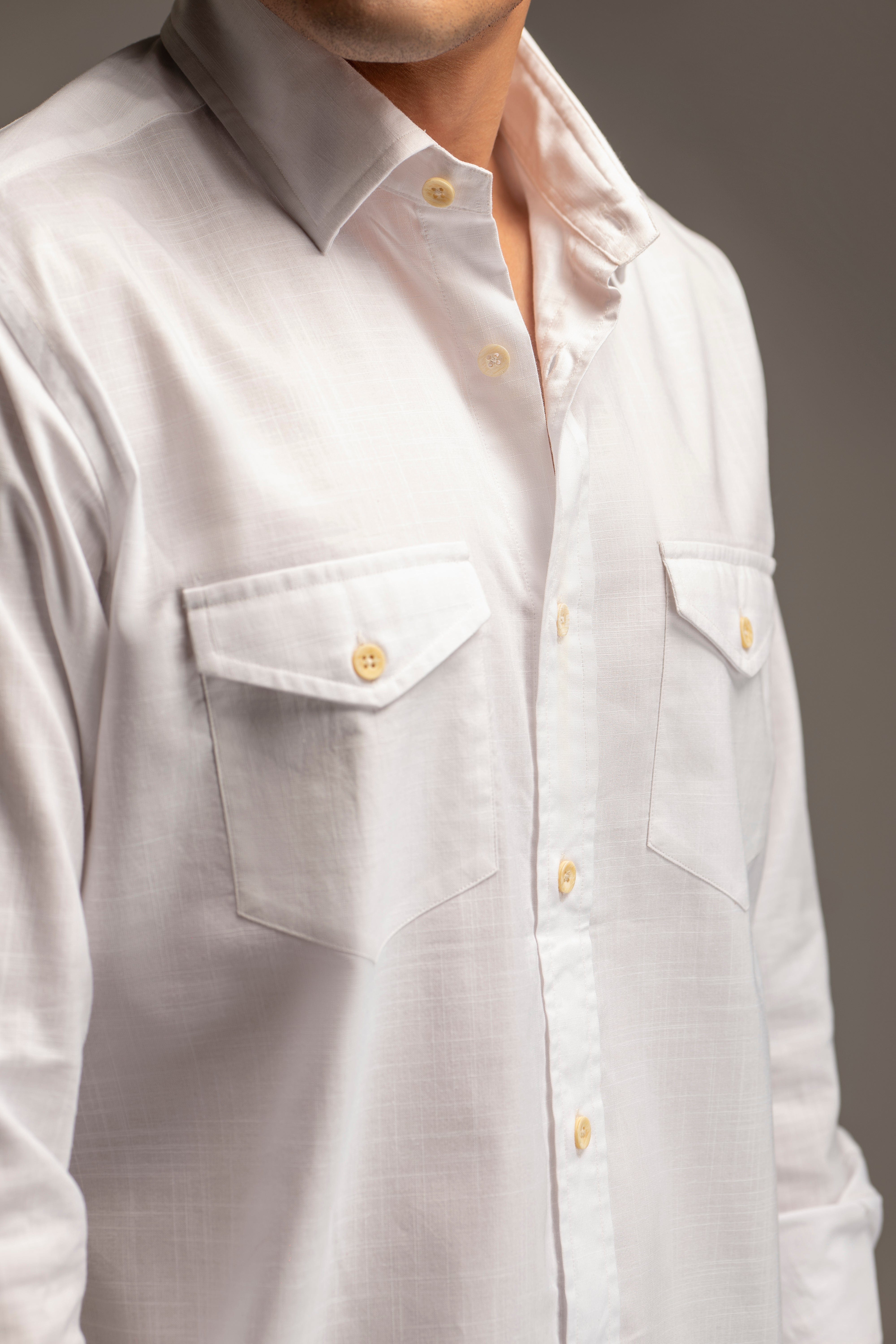 Slub Cotton Shirt