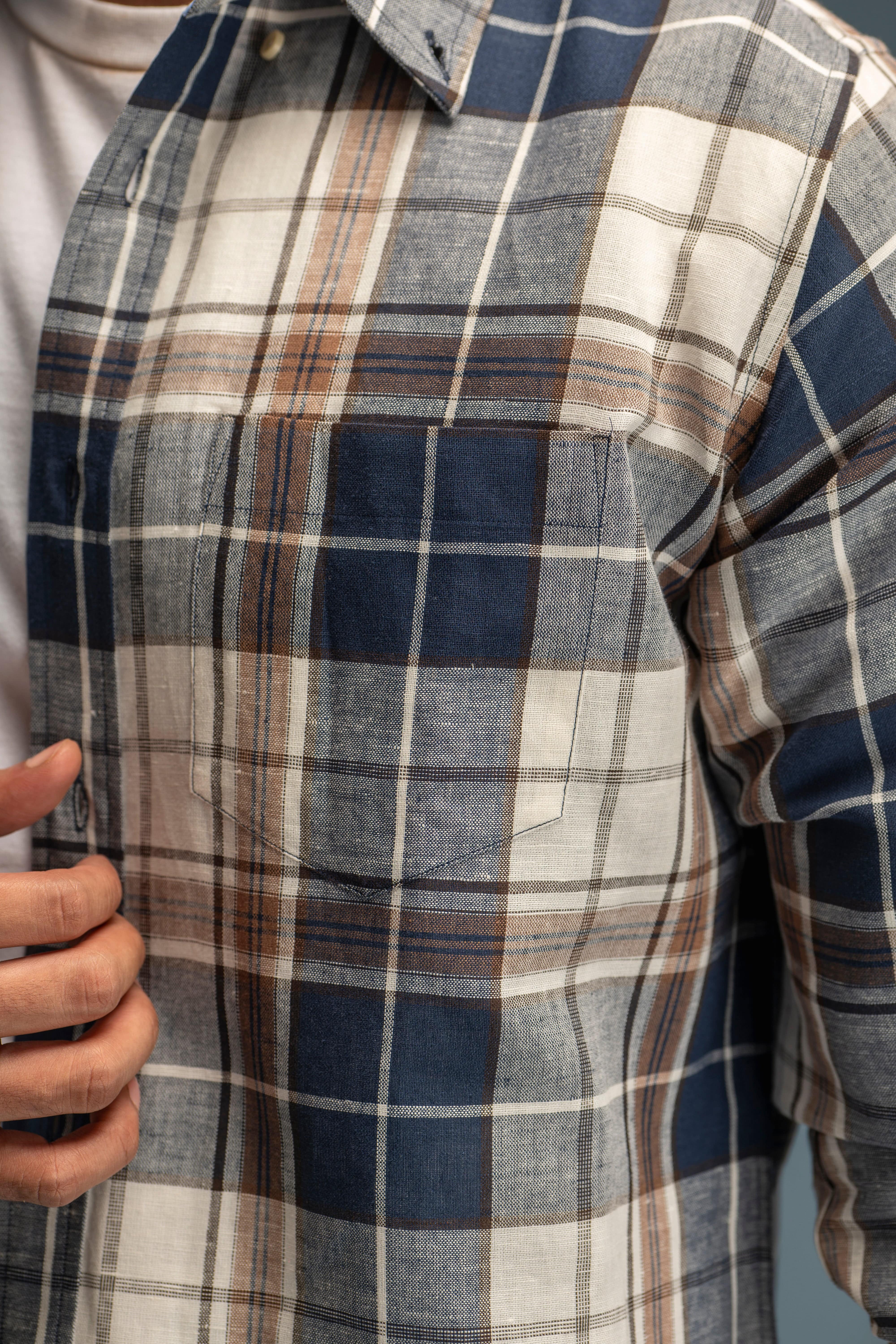 Yarn Dyed Cotton Shirt
