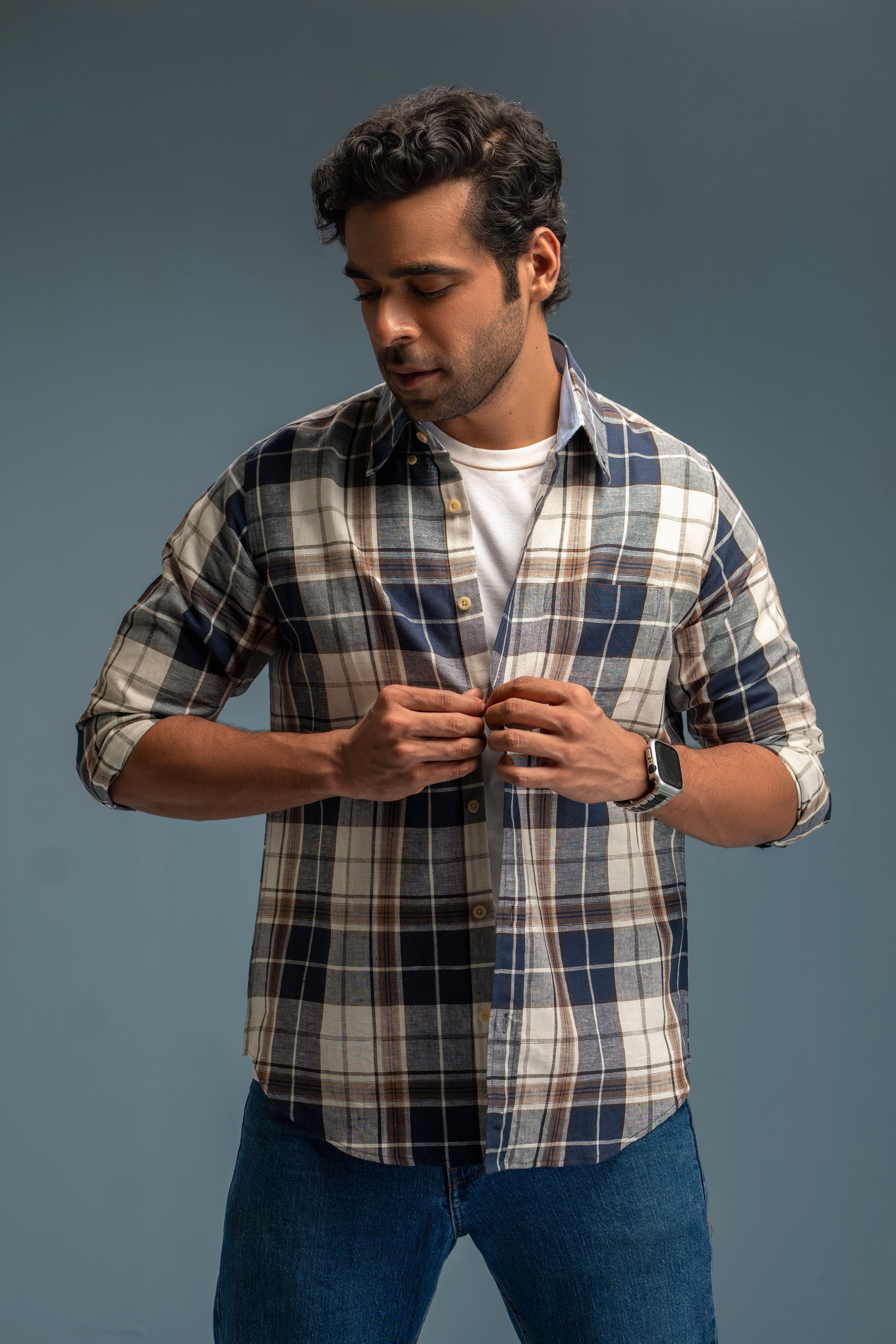 Yarn Dyed Cotton Shirt