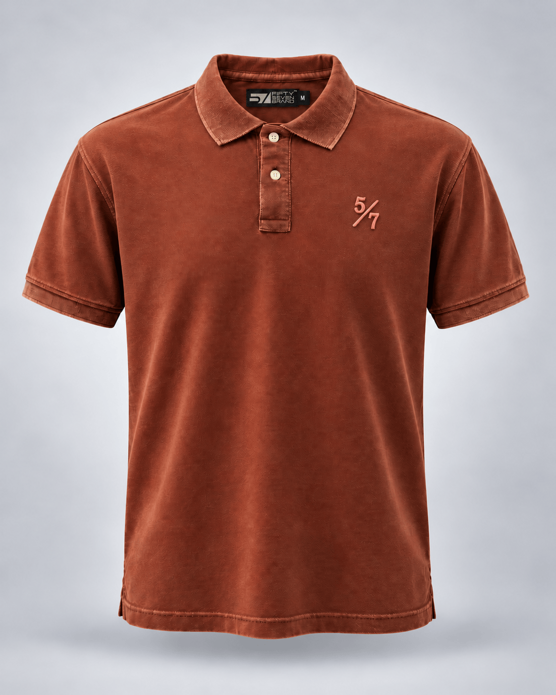 Men's 100% cotton pique polo in iridescent effect