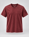 Men’s Sanded Cotton Tee with HD Print & Badge