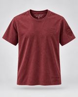 Men’s Sanded Cotton Tee with HD Print & Badge