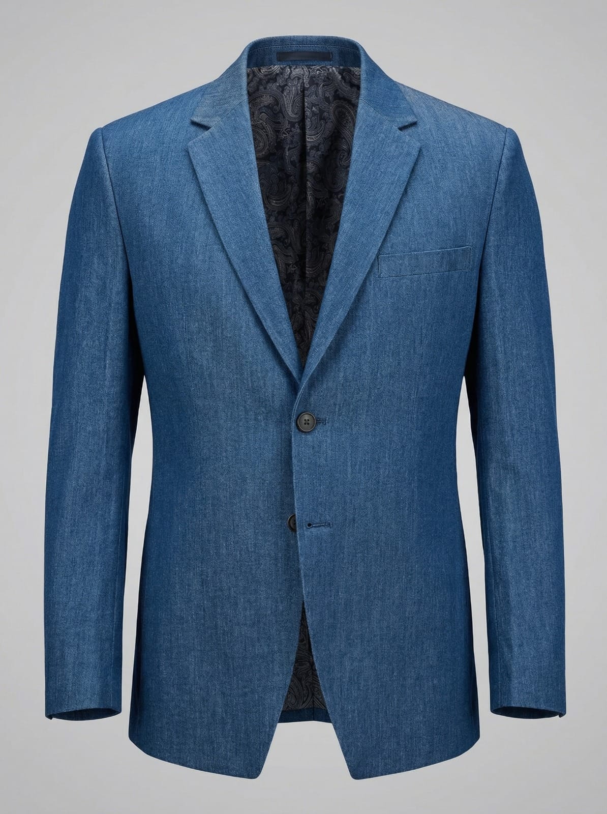 Classic Blue Tencel Blazer