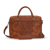 Genuine Leather/Denim Men's Shoulder Bag.