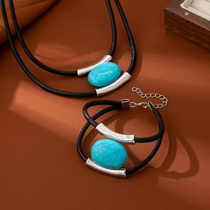 Women's Fashion Necklace & Bracelet Set