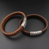 Vintage Braided PU Leather Bracelet