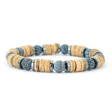 Handmade Vintage Wooden Bead Bracelet