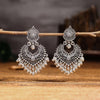 Bohemian Vintage-Inspired Heart-Shaped Dangle Earrings
