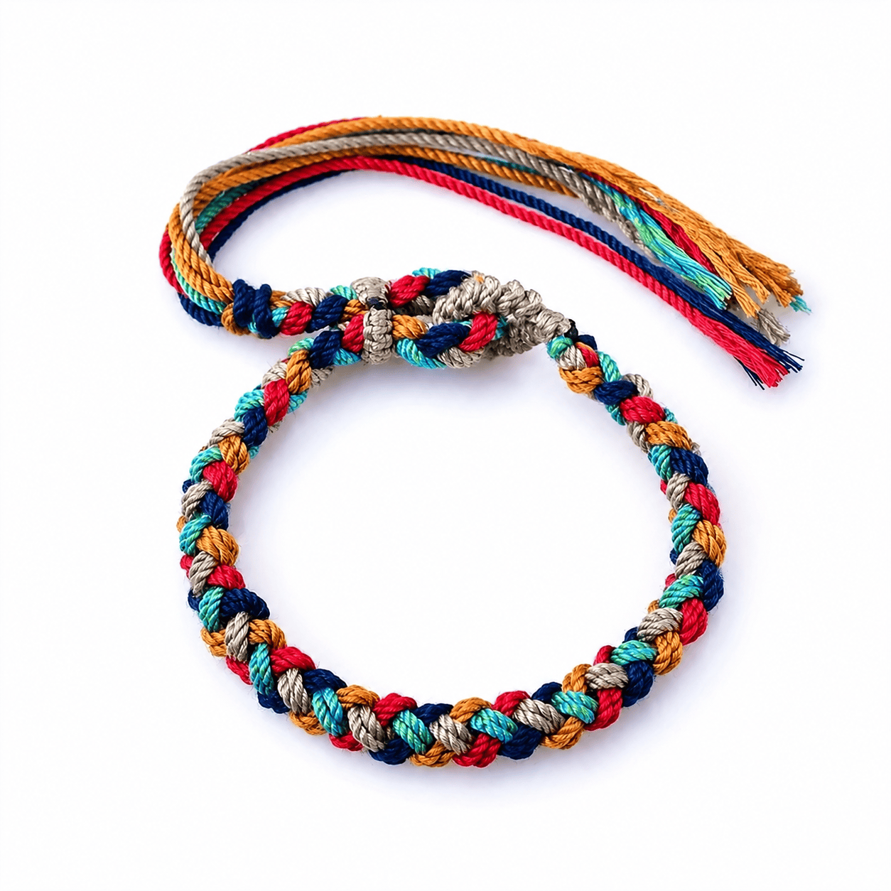Tibetan-Style Adjustable Protective Bracelet