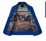 Men's Organic Indigo Dye Sporty Blazer