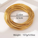 Retro Multi-Layer Punk Metal Bracelet