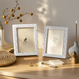 Modern Silvery Metal Photo Frame