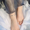Minimalist Flat Snake Chain Anklet