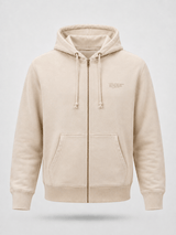 Heavy Zip Front Hoodie