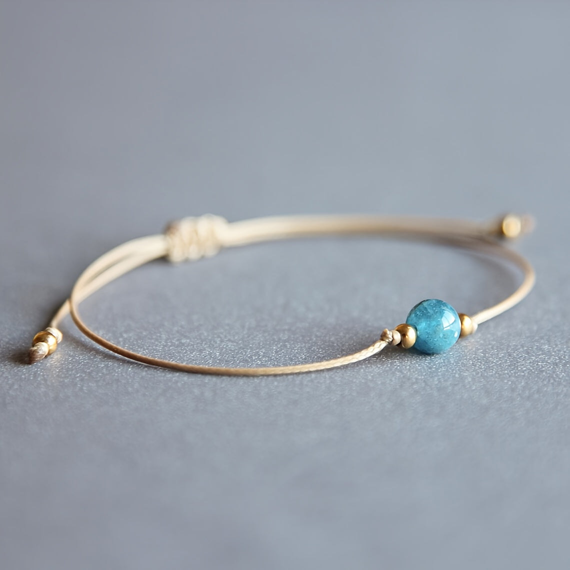 Natural Blue Apatite Bracelet