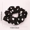 2PCS Boho Polka Dot Fabric Scrunchie Set