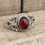 Vintage Lab Ruby Unisex Ring