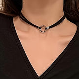 Adjustable Layered Velvet Gothic Choker
