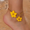 Bohemian Floral Vacation Anklet