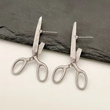 Minimalist Irregular Vintage Metal Earrings