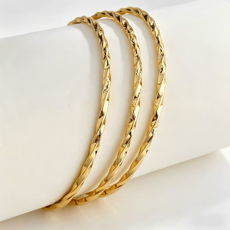 3pcs Stainless Steel Bracelet Set
