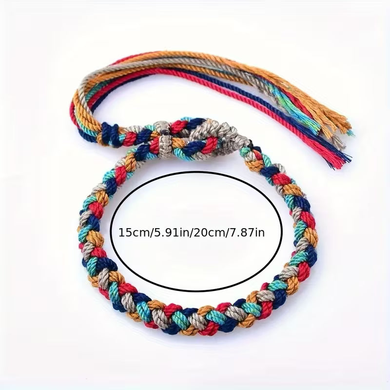 Tibetan-Style Adjustable Protective Bracelet
