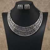 Vintage 3-Piece Choker & Earrings Set