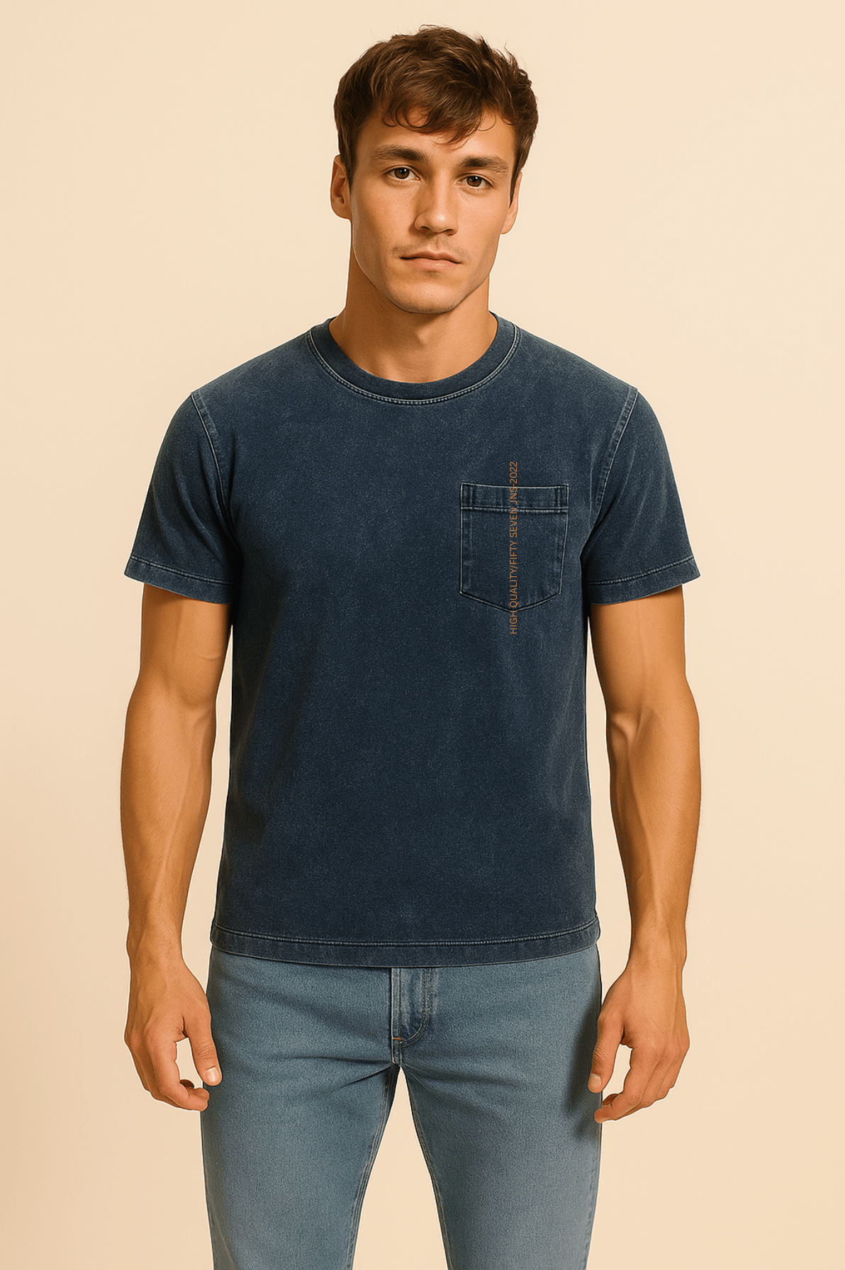 Men's True Indigo Denim Tee