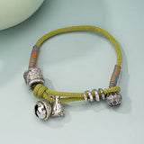 Tibetan Mantra Bell Woven Bracelet