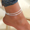 Women’s Dazzling Silvery Anklet