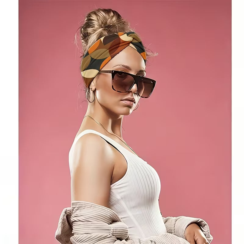 Women's Vintage Wide-Brim Ear Warmer Headband