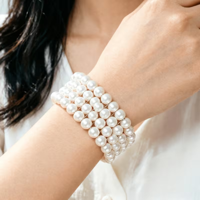 Versatile Beaded Stacking Bracelet Set